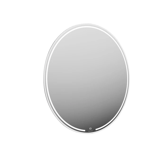 Зеркало Mio/Мио круглое с диммером 80, белое MIO.mi.80D\WHT