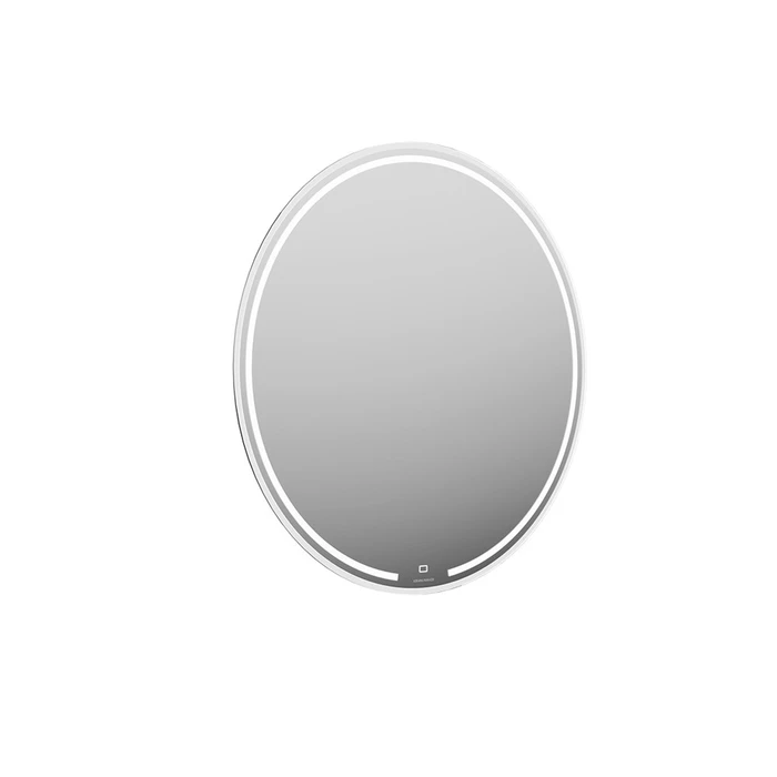 Зеркало Mio/Мио круглое с диммером 70, белое MIO.mi.70D\WHT
