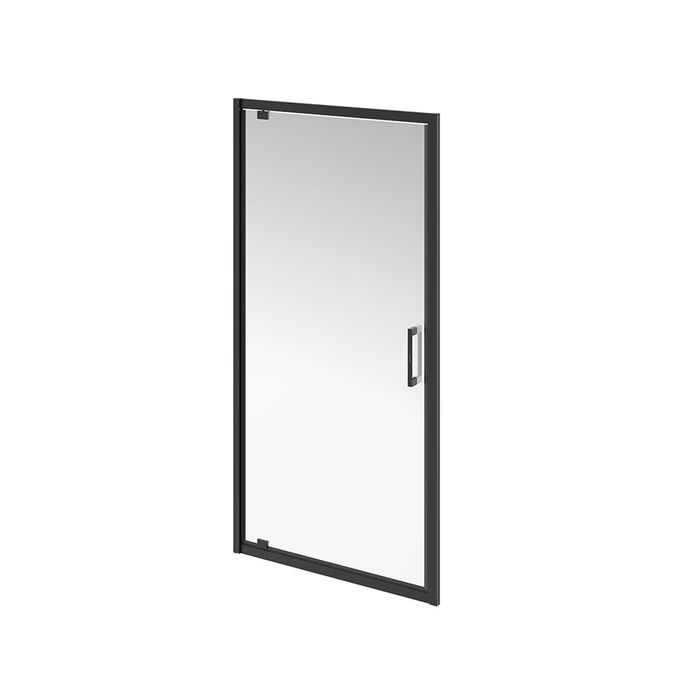Душевая дверь Vetro/Ветро, распашная, 100х195, матовый черный VE.100.PD.BLK.M