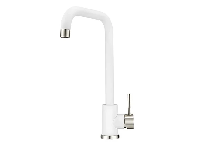 ST-4033, БЕЛЫЙ Смеситель для кухни, GRANULA STANDART ST-4033, БЕЛЫЙ
