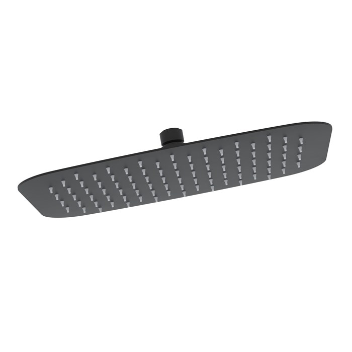 Верхний душ VENTAS O BLACK 30x20 см, черный матовый, BERGES 074006 - фото 48055