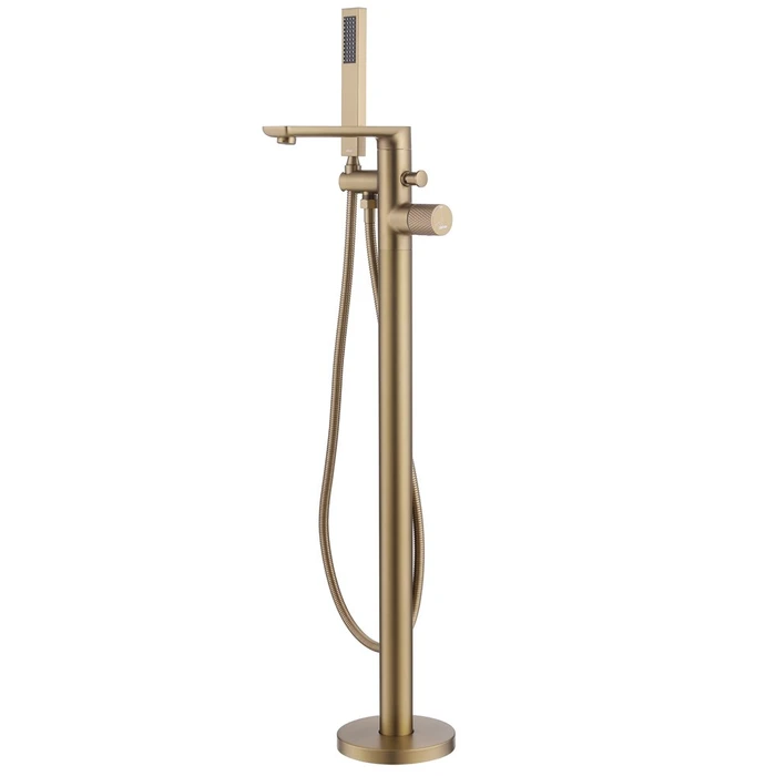 Смеситель ABBER Rund AF8715G напольный, золото матовое AF8715G