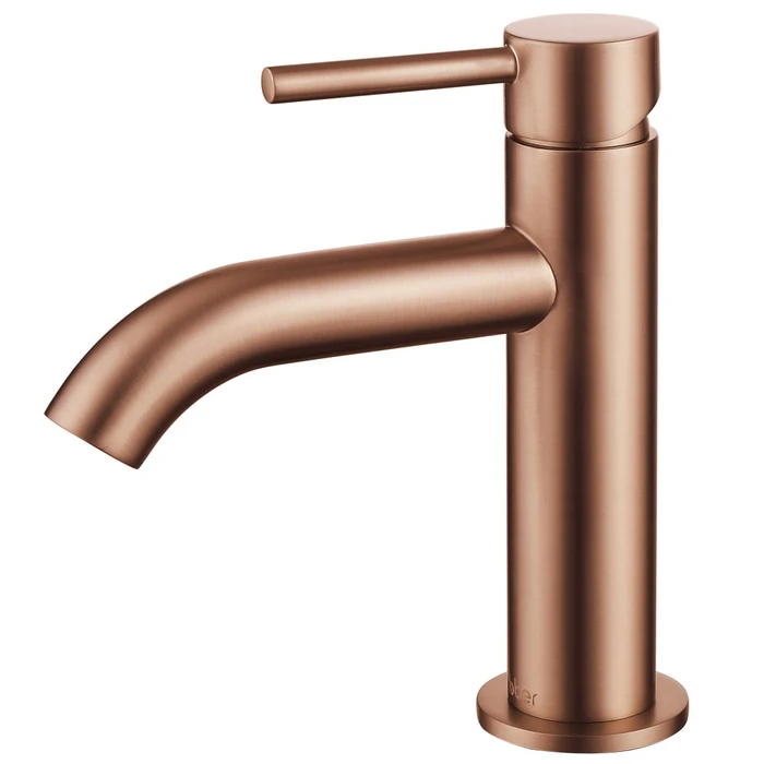 Смеситель ABBER Wasser Kreis AF8110MRG для раковины, розовое золото матовое AF8110MRG