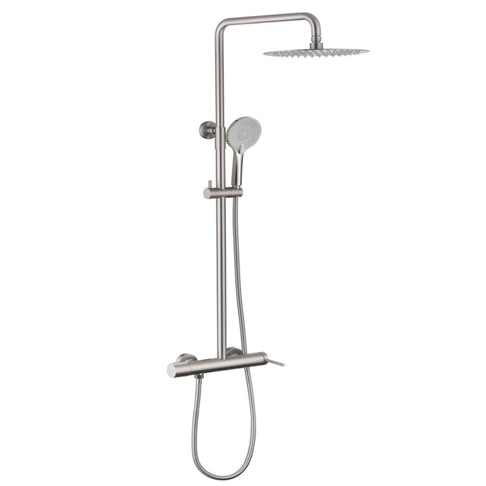 Душевая стойка ABBER Emotion AF8816SPL с изливом, сатин AF8816SPL