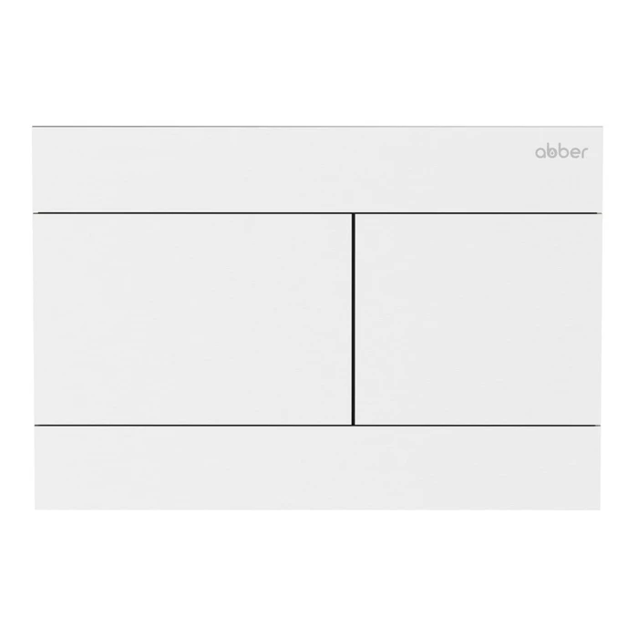 Кнопка смыва ABBER AC0127MW белая матовая AC0127MW