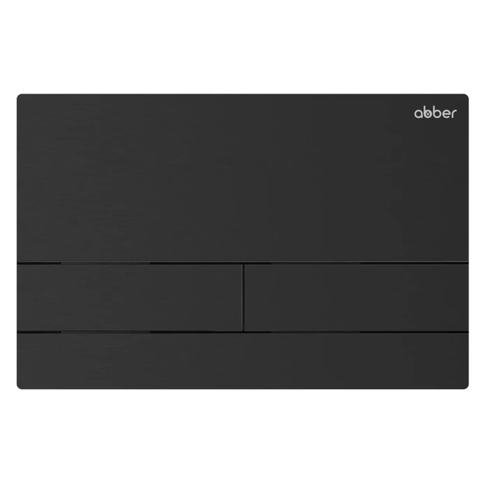 Кнопка смыва ABBER AC0128MB черная матовая AC0128MB