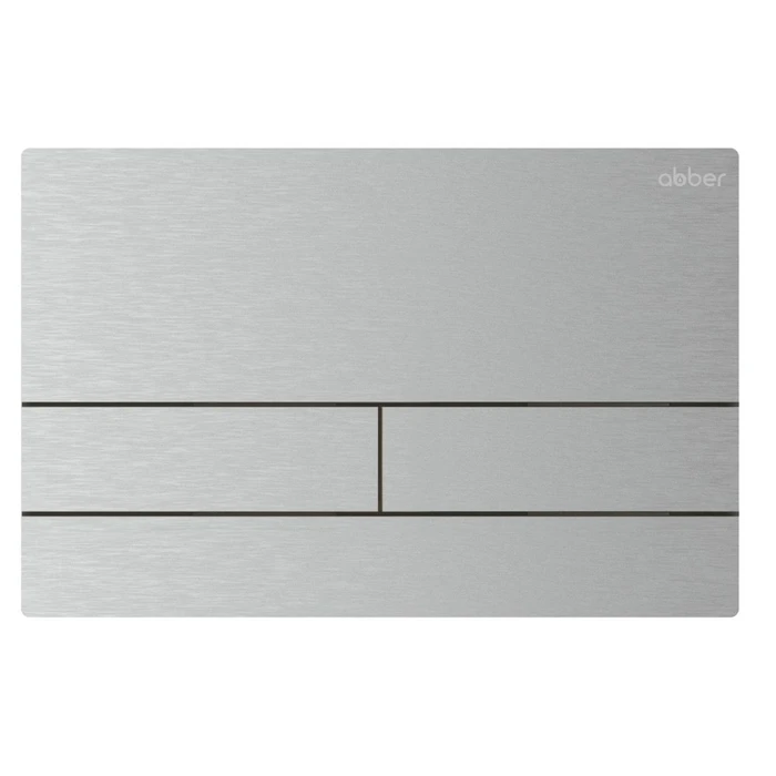 Кнопка смыва ABBER AC0128MCH матовый хром AC0128MCH