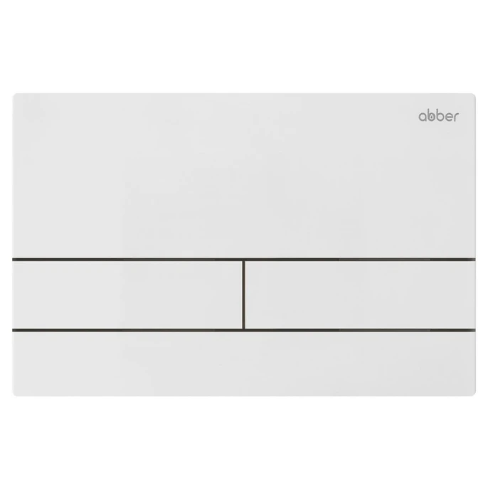 Кнопка смыва ABBER AC0128MW белая матовая AC0128MW