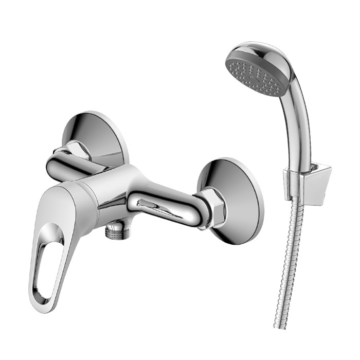 DR21 Смеситель для душа, без излива  р/ОД, хром, DR, DR21056 DR21056 - фото 48292