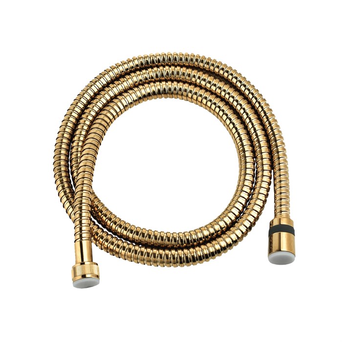 Шланг душевой двухзагибный 1,5 м, TURN-FREE, латунный, золото. LEMARK LE8037B-Gold - фото 48780