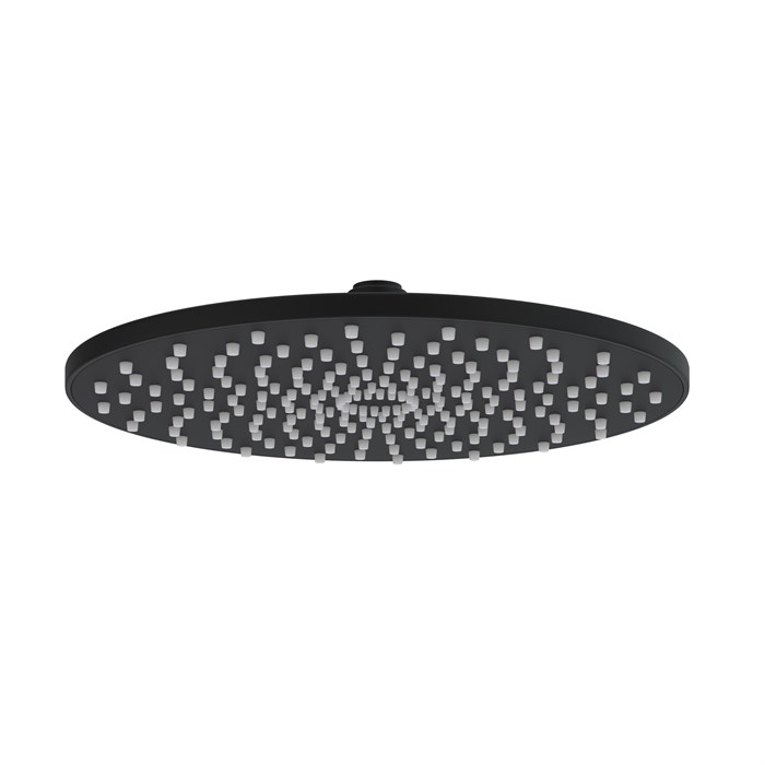 Верхний душ NARDIS R BLACK 23 см, черный матовый, BERGES 072004 - фото 48796