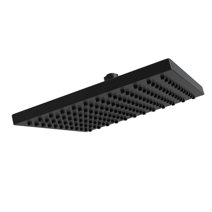 Верхний душ NARDIS S BLACK 23 см, черный матовый, BERGES 072002 - фото 48797