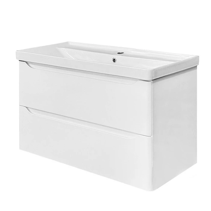 Комплект Azario Тумба Лотос 90/2 подвесная с раковиной Монте 90 CS00107945 CS00107945