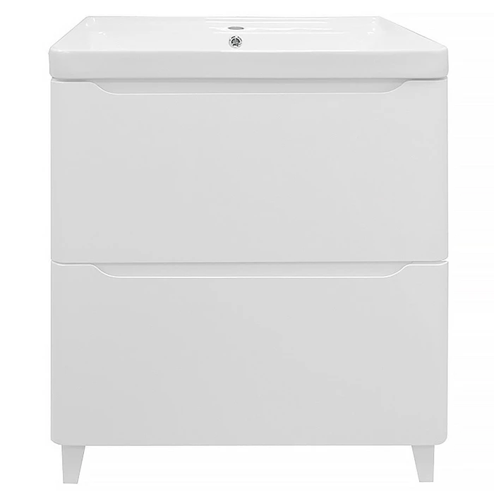 Комплект Azario Тумба Лотос 60/2 Н напольная с раковиной Монте 60 CS00081983 CS00081983