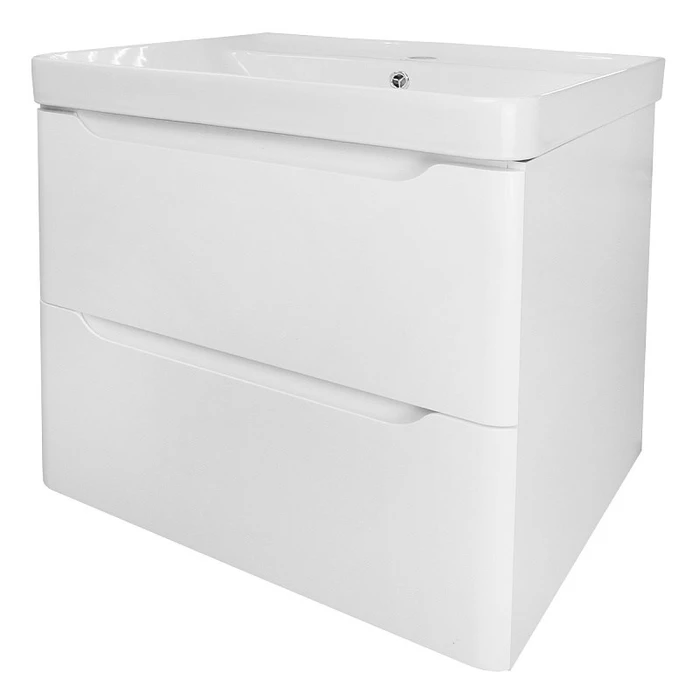 Комплект Azario Тумба Лотос 60/2 подвесная с раковиной Монте 60 CS00083929 CS00083929