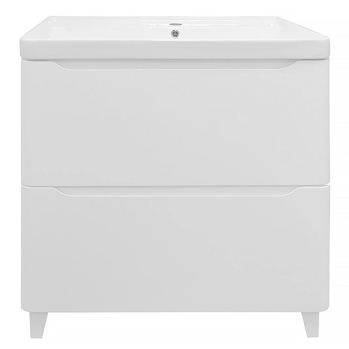 Комплект Azario Тумба Лотос 70/2 Н напольная с раковиной Монте 70 CS00081986 CS00081986