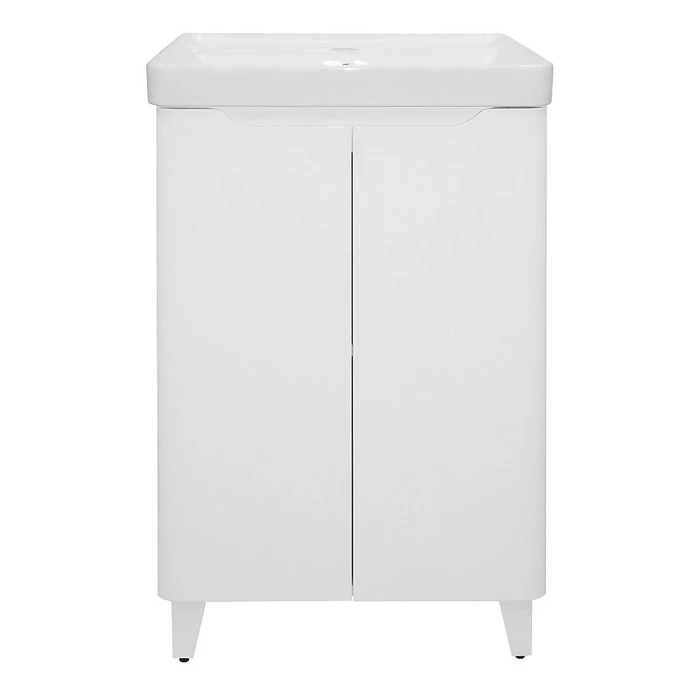 Комплект Azario Тумба Лотос 50 Н  напольная с раковиной Монте 50 CS00094663 CS00094663