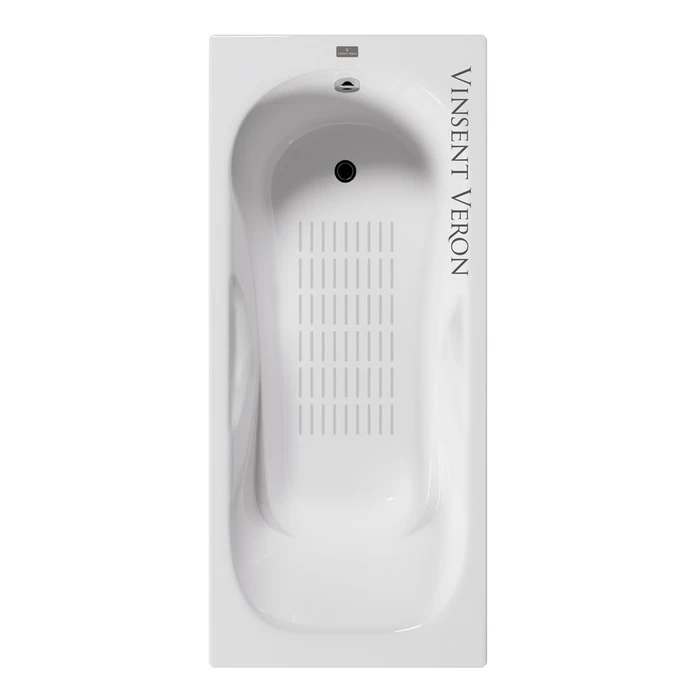 Чугунная ванна Aura 150x75x42 с антискользящим покрытием VAU1507542-AS