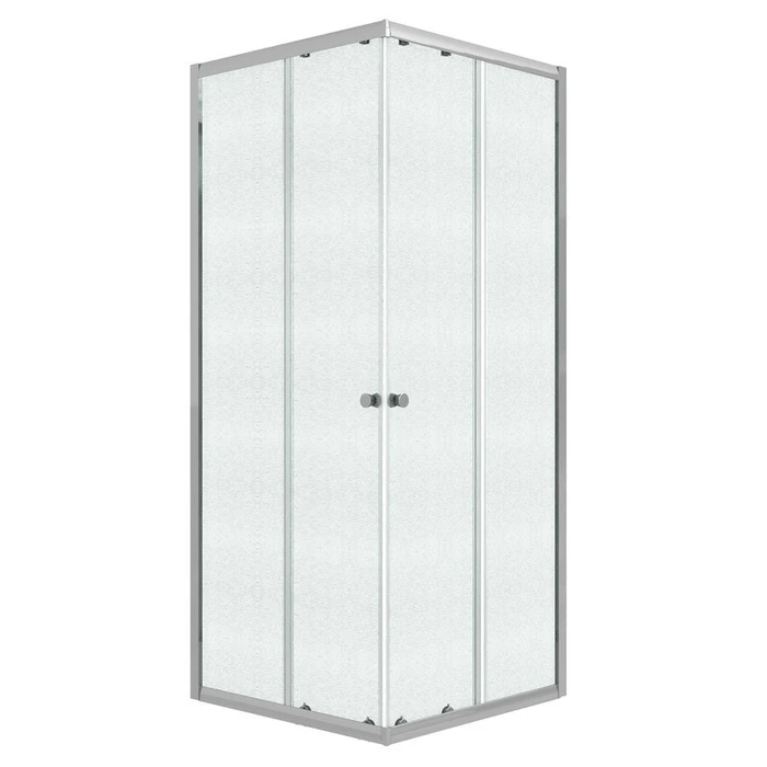 Душевое ограждение Niagara Eco NG-1009-14QMT (90х90х190) квадрат,раздвижное,хром,стекло матовое,1 место NG-1009-14QMT