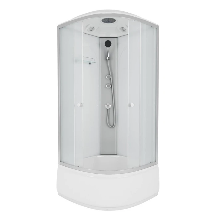 Душевая кабина Niagara Eco E100/40/MT (100х100х215) высокий поддон(40см),стекло матовое,4 места E100/40/MT