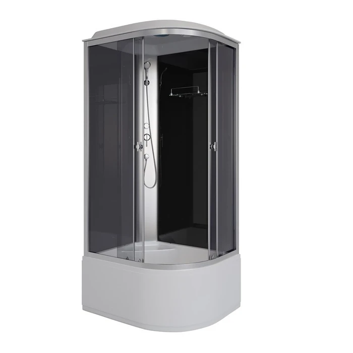 Душевая кабина Niagara Eco E100/80/40L/TN (100х80х215) высокий поддон(40см),стекло тонированное,4 места E100/80/40L/TN