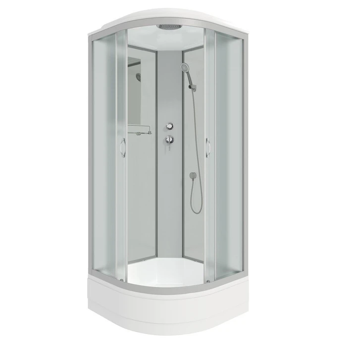 Душевая кабина Niagara Classic NG-3302-14 (100х100х215) средний поддон(26см),стекло матовое,4 места 33021424