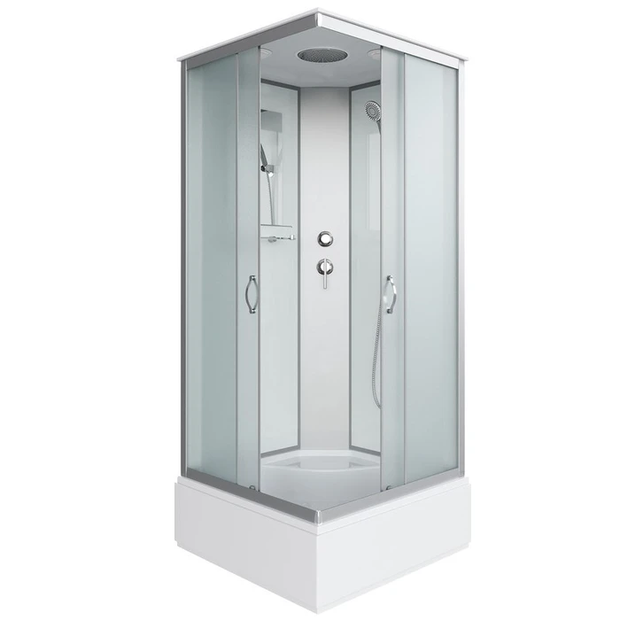 Душевая кабина Niagara Classic NG-1108-14 (90х90х215) средний поддон(26см),стекло матовое,4 места с полкой 11081424