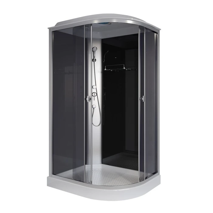 Душевая кабина Niagara Eco E120/80/13L/TN (120х80х215) низкий поддон(13см),стекло тонированное,3 места E120/80/13L/TN