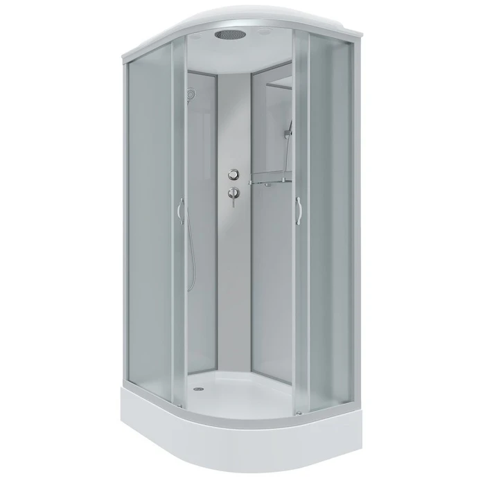 Душевая кабина Niagara Classic NG-3312-14L (120х80х215) низкий поддон(13см),стекло матовое,3 места 33121423L