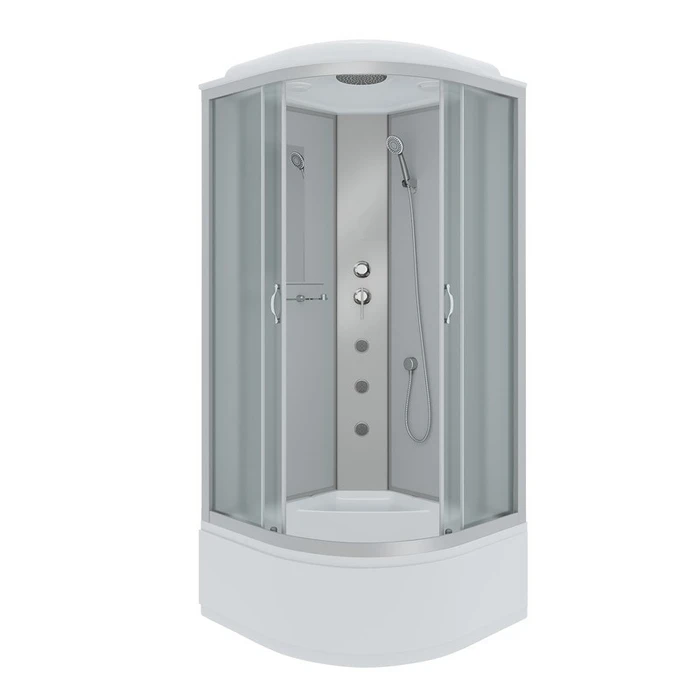 Душевая кабина Niagara Classic NG-2308-14G (90х90х215) высокий поддон(40см),стекло матовое,4 места 23081424G