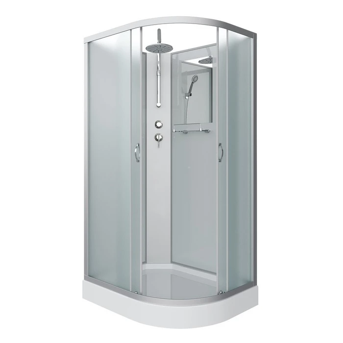 Душевая кабина Niagara Classic NG-3312-14LBKT (120х80х210) низкий поддон(13см),стекло матовое,3 места 33121423LBKT