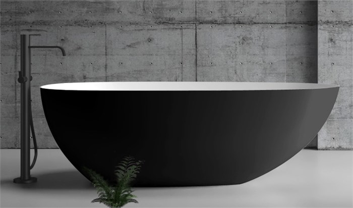 Акриловая ванна ABBER AB9211MB черная матовая 3500 - фото 50892