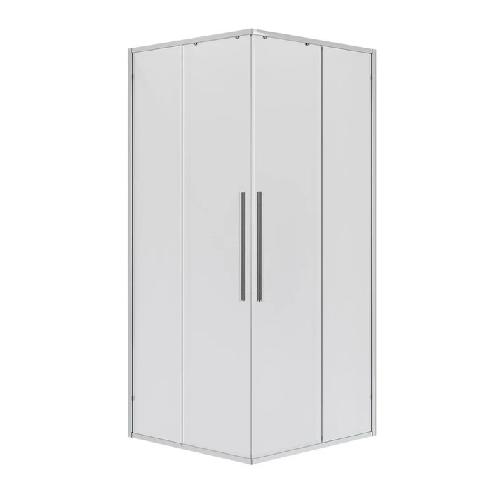 Душевое ограждение Niagara Nova NG-6624-34 (100х100х195) квадрат,двери раздвижные,хром,стекло прозрачное,1 место NG-6624-34