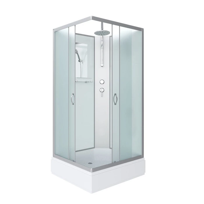 Душевая кабина Niagara Classic NG-33984-14QBKT (90х80х210) средний поддон(26см),стекло матовое,4 места 339844QBKT