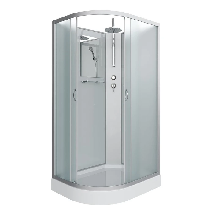 Душевая кабина Niagara Classic NG-3312-14RBKT (120х80х210) низкий поддон(13см),стекло матовое,3 места 33121423RBKT