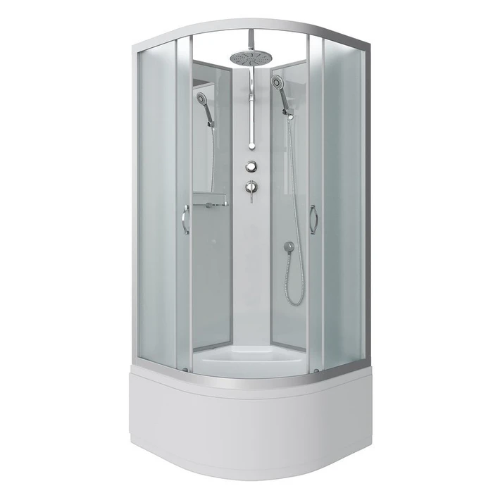 Душевая кабина Niagara Classic NG-2309-14BKT (100х100х210) высокий поддон(40см),стекло матовое,4 места 23091424BKT