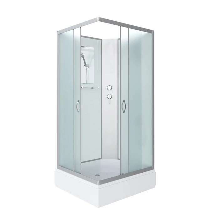 Душевая кабина Niagara Classic NG-33984-14QBK (90х80х200) средний поддон(26см),стекло матовое,4 места 339844QBK