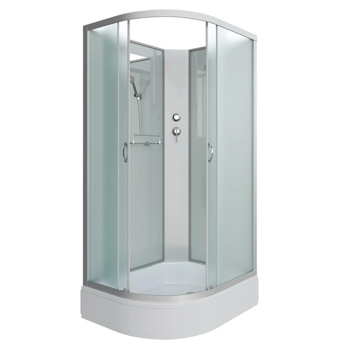 Душевая кабина Niagara Classic NG-33084-14RBK (100х80х200) средний поддон(26см),стекло матовое,4 места 330844RBK