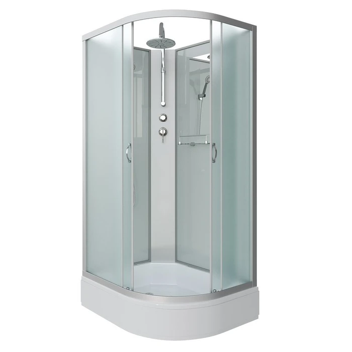 Душевая кабина Niagara Classic NG-33974-14LBKT (90х70х210) средний поддон(26см),стекло матовое,4 места 339744LBKT
