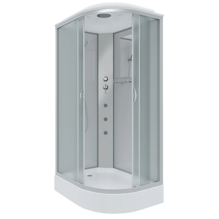 Душевая кабина Niagara Classic NG-3312-14LG (120х80х215) низкий поддон(13см),стекло матовое,3 места 33121423LG
