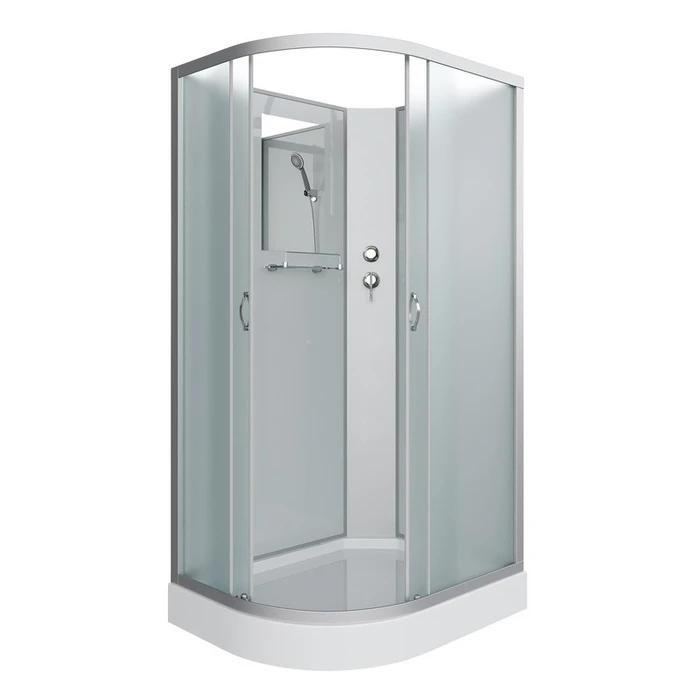 Душевая кабина Niagara Classic NG-3312-14RBK (120х80х200) низкий поддон(13см),стекло матовое,3 места 33121423RBK