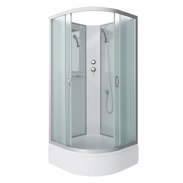 Душевая кабина Niagara Classic NG-3302-14BK (100х100х200) средний поддон(26см),стекло матовое,4 места 33021424BK