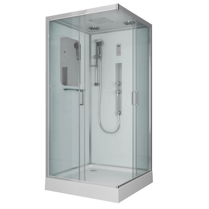 Душевая кабина Niagara Premium NG-6001-01GQ (90х90х210) низкий поддон(16 см),стекло прозрачное,4 места 60010114GQ