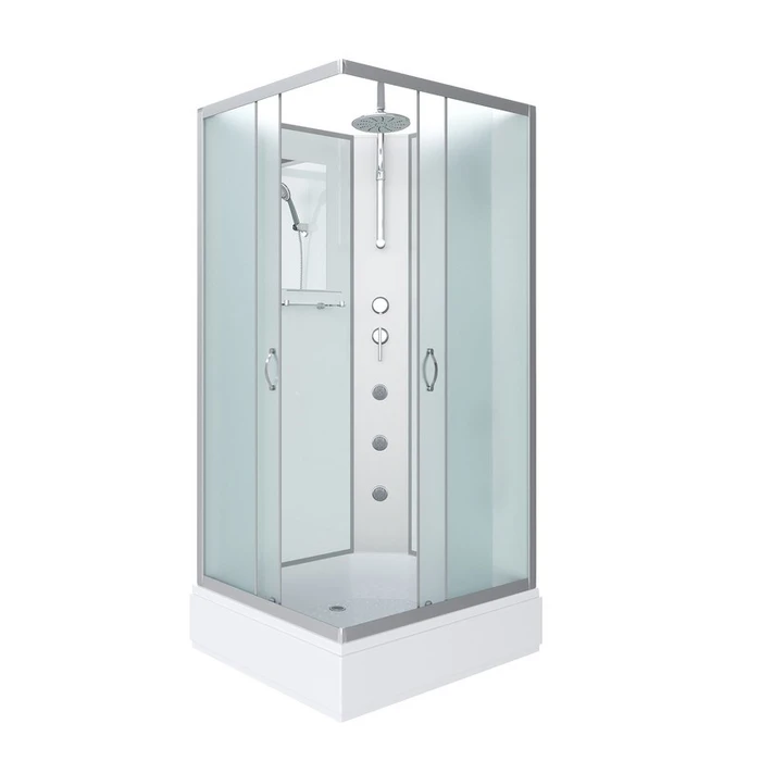 Душевая кабина Niagara Classic NG-33984-14QBKTG (90х80х210) средний поддон(26см),стекло матовое,4 места 339844QBKTG