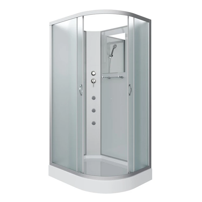 Душевая кабина Niagara Classic NG-3312-14LBKG (120х80х200) низкий поддон(13см),стекло матовое,3 места 33121423LBKG