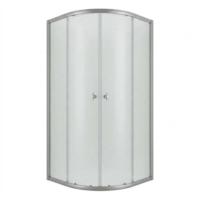 Душевое ограждение Niagara Eco NG-1007-14MT (90х90х190) четверть круга,раздвижное,хром,стекло матовое,1 место NG-1007-14MT