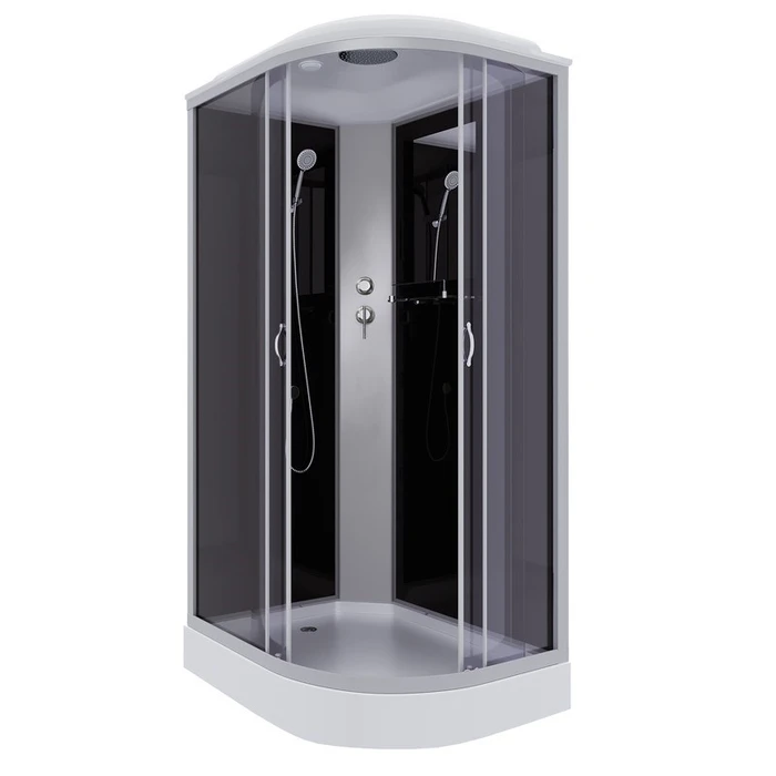 Душевая кабина Niagara Classic NG-3512-14L (120х80х215) низкий поддон(13см),стекло тонированное,3 места 35121433L