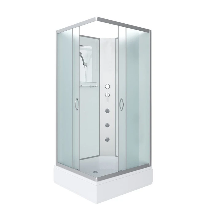 Душевая кабина Niagara Classic NG-33984-14QBKG (90х80х200) средний поддон(26см),стекло матовое,4 места 339844QBKG