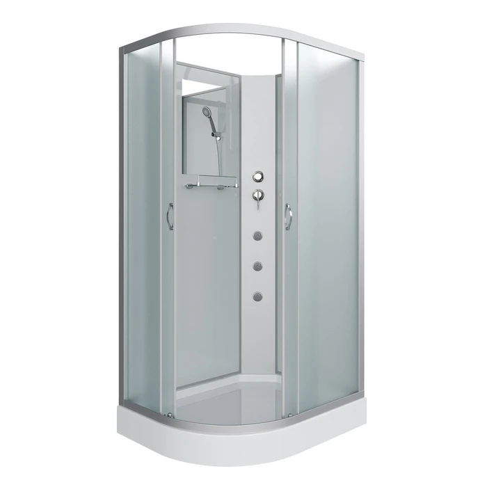 Душевая кабина Niagara Classic NG-3312-14RBKG (120х80х200) низкий поддон(13см),стекло матовое,3 места 33121423RBKG