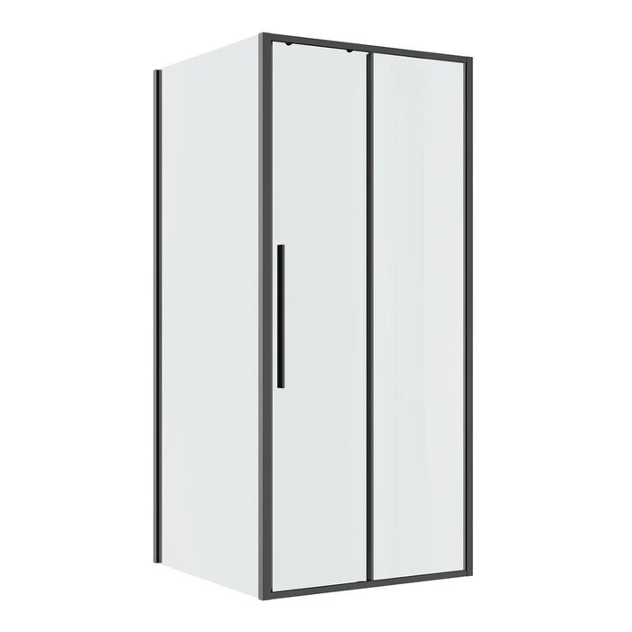 Душевое ограждение Niagara Nova NG-34-9AGR-A80GR-34 (90х80х195) прямоугольник,раздвижная,графит,стекло прозрачное,2 места NG-34-9AGR-A80GR-34